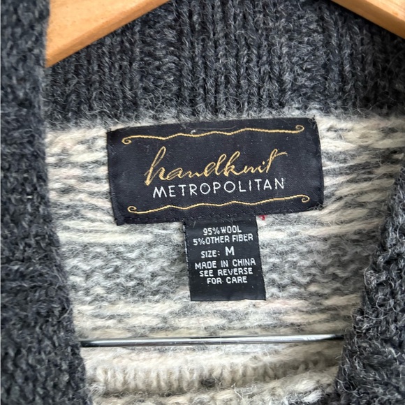 Handknit Metropolitan Scottie Dog Sweater - Picture 2 of 2